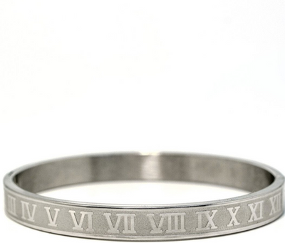 Royal Roman Bangle Silver